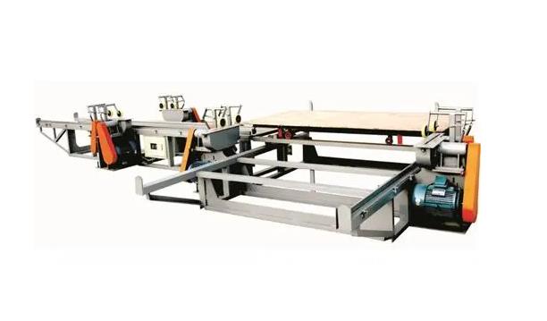 What is the angle of the plywood edge cutting machine blade